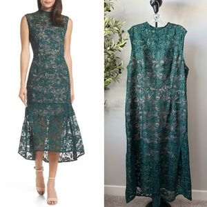Chelsea28 Lace Midi Dress Green 18 Nordstrom
